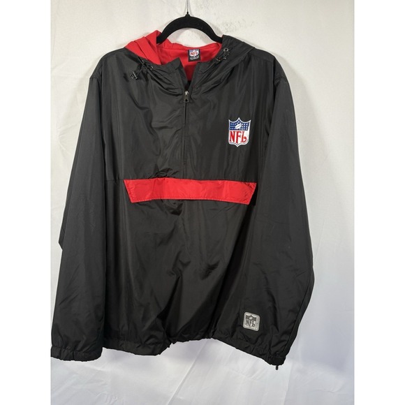 NFL Jackets & Blazers - NFL team apparel brand jacket with hood Size XL 1/4 zip drawstrings